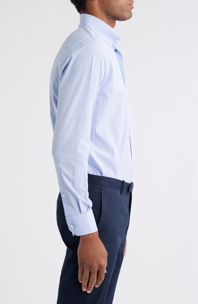 Peter Millar Crown Crafted Performance Poplin Button-Down Shirt, Alternate, color, Wisteria