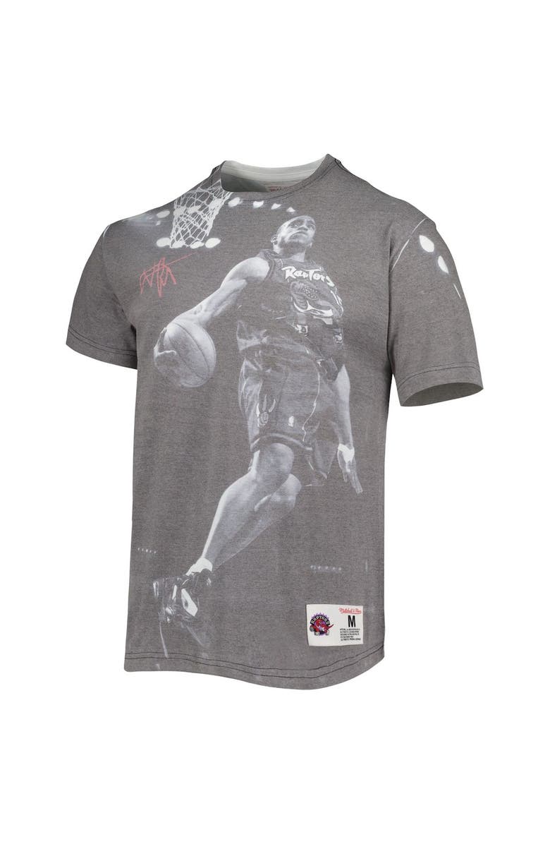 Mitchell & Ness Men's Mitchell & Ness Vince Carter Heather Gray Toronto Raptors Above The Rim T-Shirt, Alternate, color, Gray