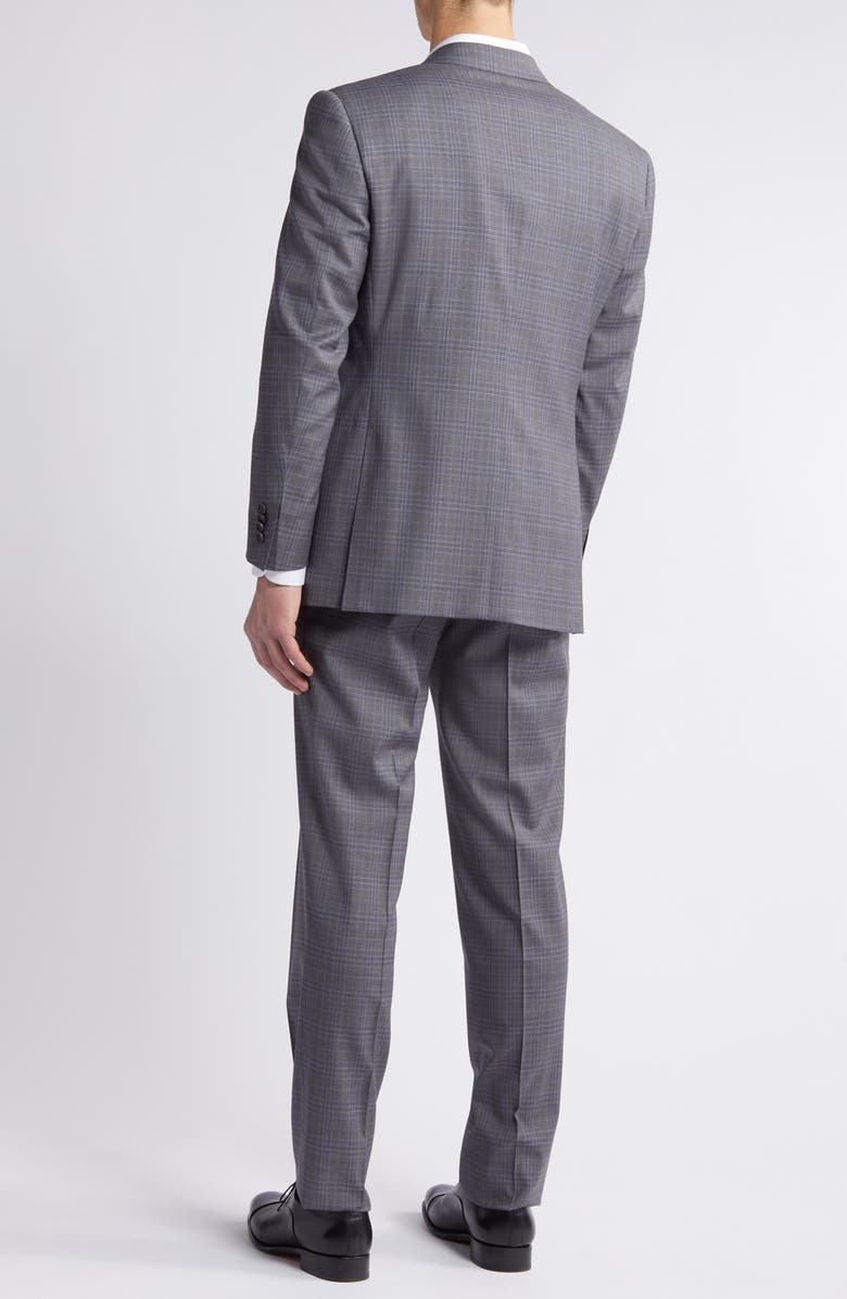Canali Siena Regular Fit Plaid Wool Suit, Alternate, color, 