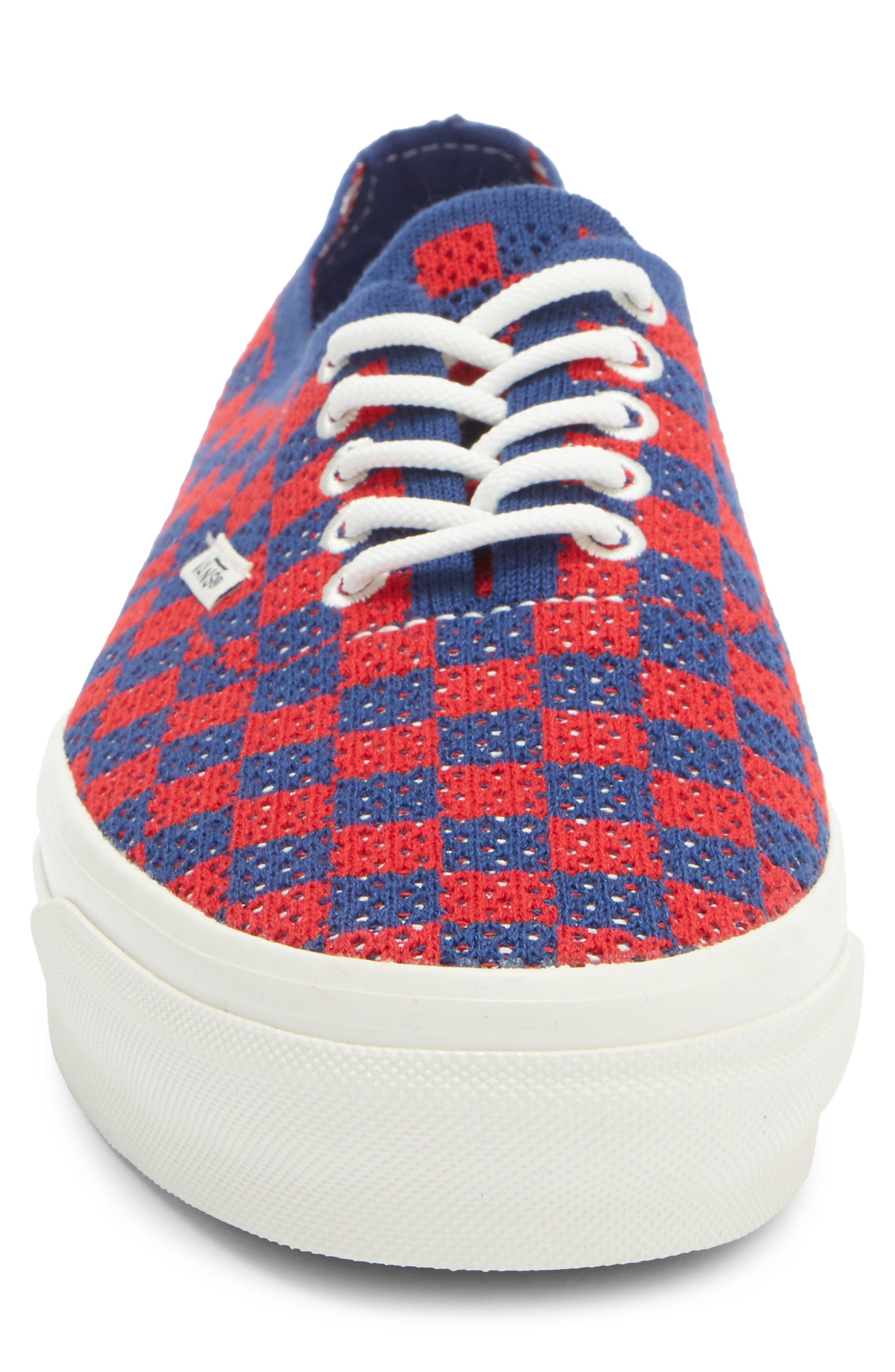 Authentic 44 EK Sneaker, Alternate, color, PUNK CHECK RED/BLUE