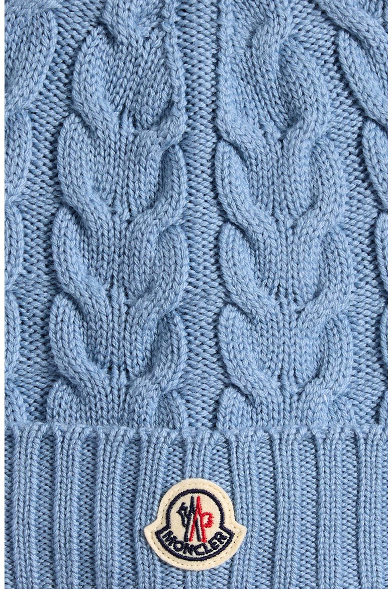 Kids' Cable Stitch Beanie, Alternate, color, BLUE