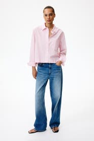 H&M Oversized Poplin Shirt