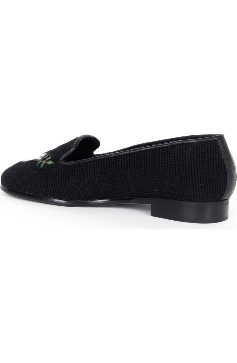 ByPaige BY PAIGE Needlepoint Dove Flat, Alternate, color, Black