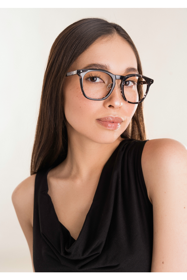 Mensa Blue Light Glasses, Alternate, color, Walnut