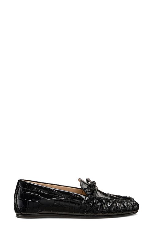 Stuart Weitzman Britt Bow Loafer In Black