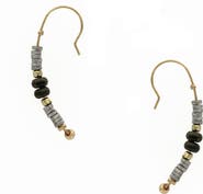 OLIVIA WELLES Bead Detailed Hook Drop Earrings