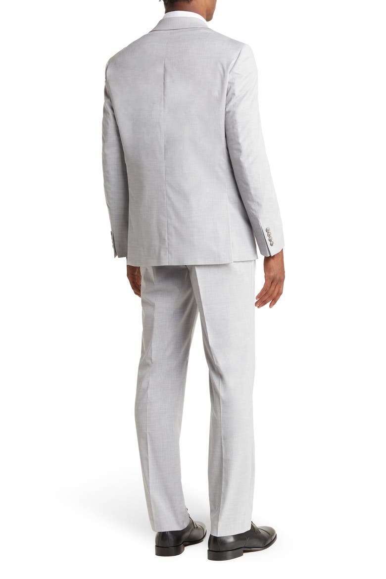 Magee Plain Two Button Notch Lapel Slim Fit Suit, Alternate, color, GREY