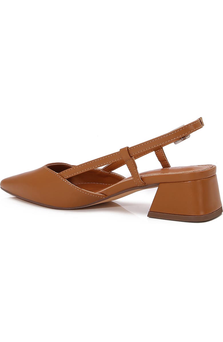 BERNESS Vieda Pointed Toe Slingback Pump, Alternate, color, Camel
