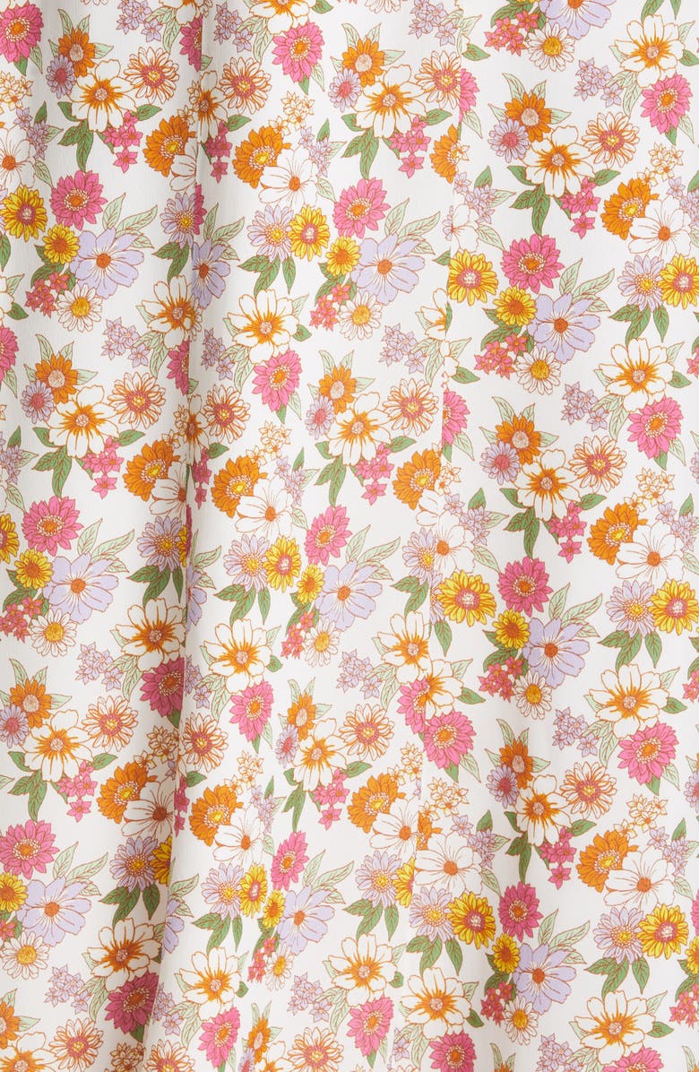 Nicole Miller Sunshine Paradise Floral Midi Dress, Alternate, color, 