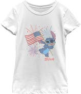 Lilo & Stitch Girls' American Fireworks T-Shirt