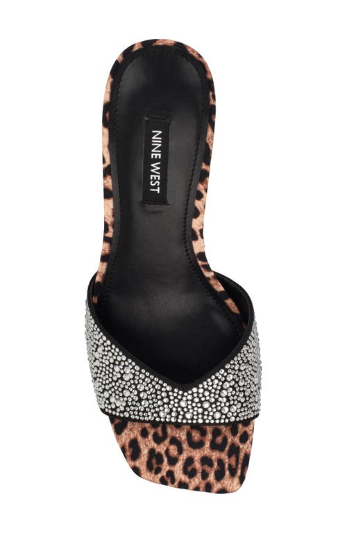 Nine West Women's Rokke Slip-on Tapered Heel Sandals In Black 003