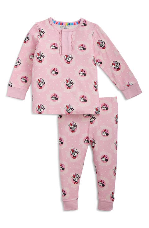 Kids' Minnie Mouse Long Sleeve Pajama Set