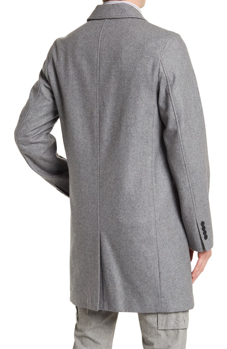 Cole Haan Signature Wool Blend Melton Classic Topper, Alternate, color, Lt Grey