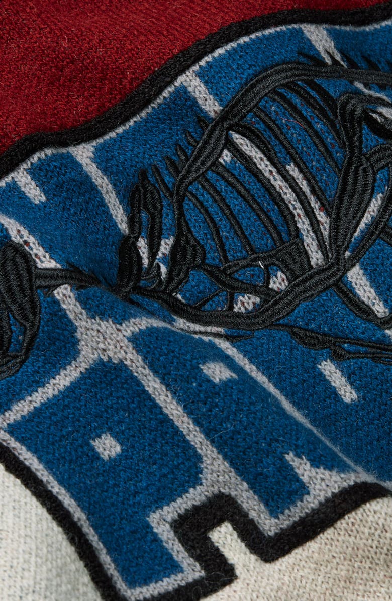 G-STAR Wool Blend Graphic Cardigan, Alternate, color,