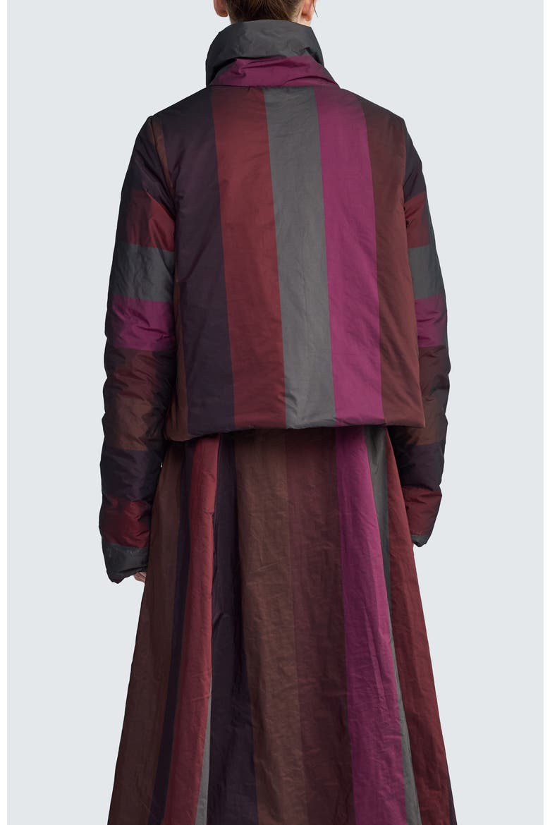 Estelle Padded Coat, Alternate, color, Dark Scarlet
