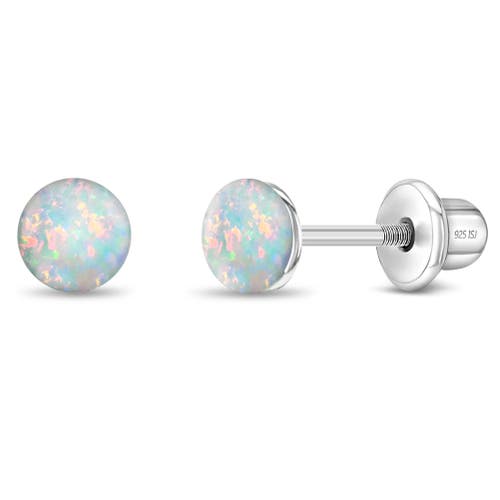 In Season Jewelry Opal Button Earrings at Nordstrom