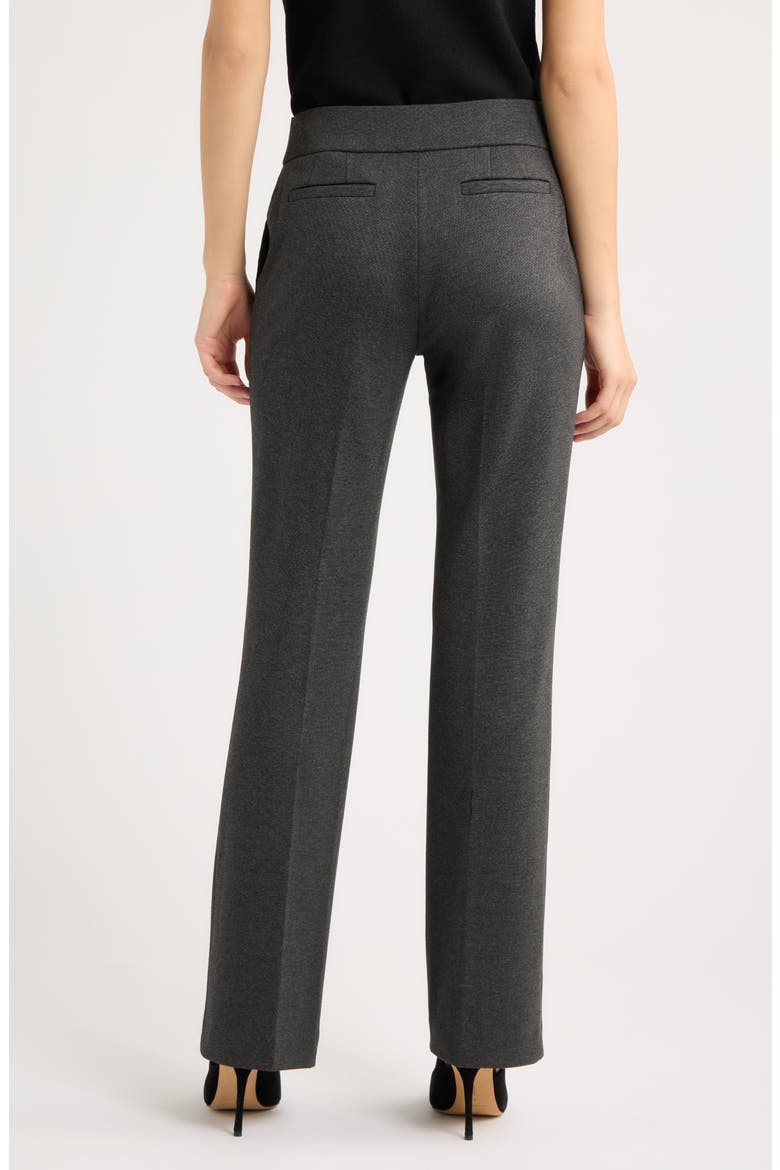 Grace Straight Leg Trousers, Alternate, color, DK HEATHER GREY