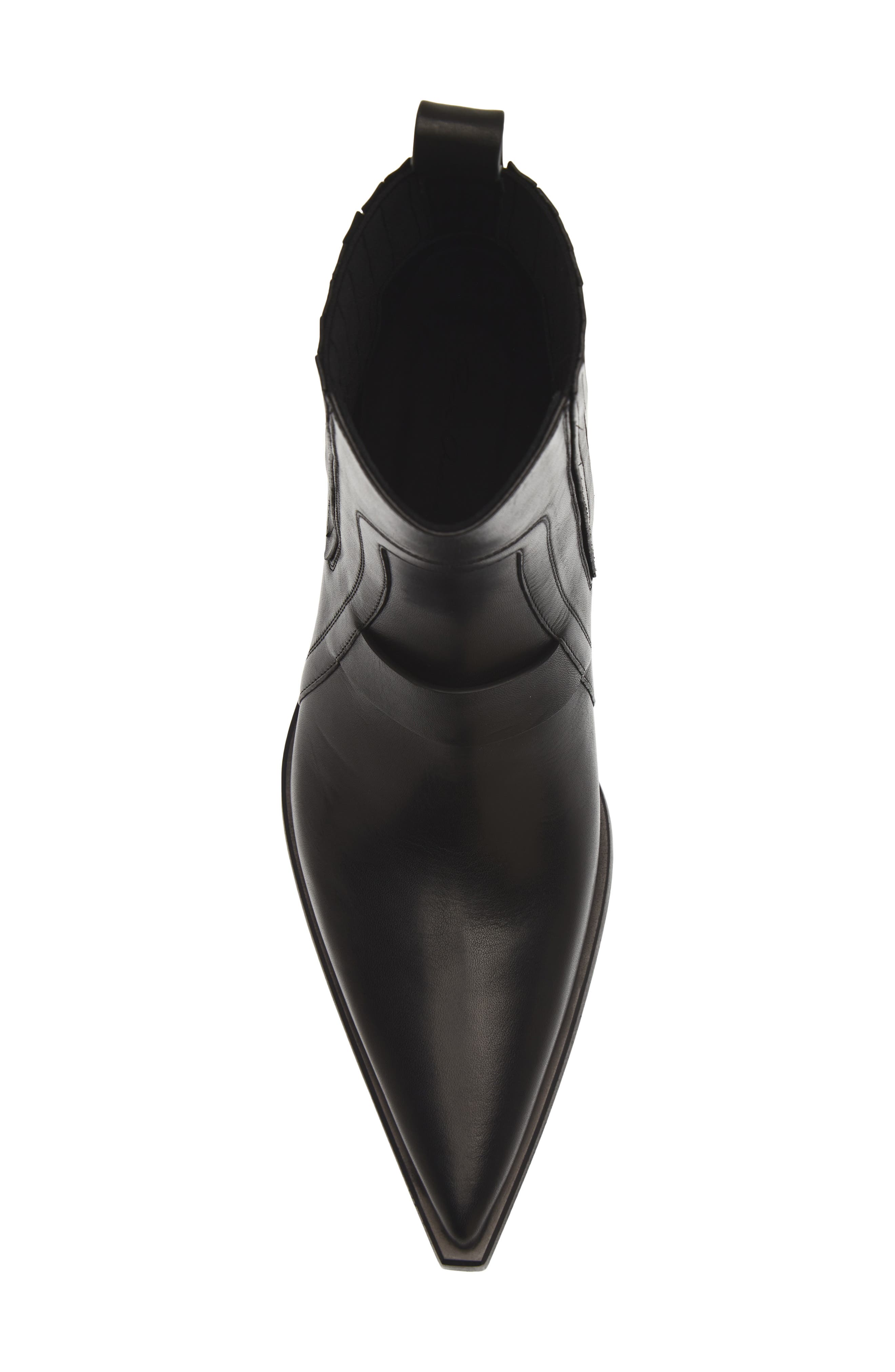 Tower Pointed Toe Boot, Alternate, color, BLACK