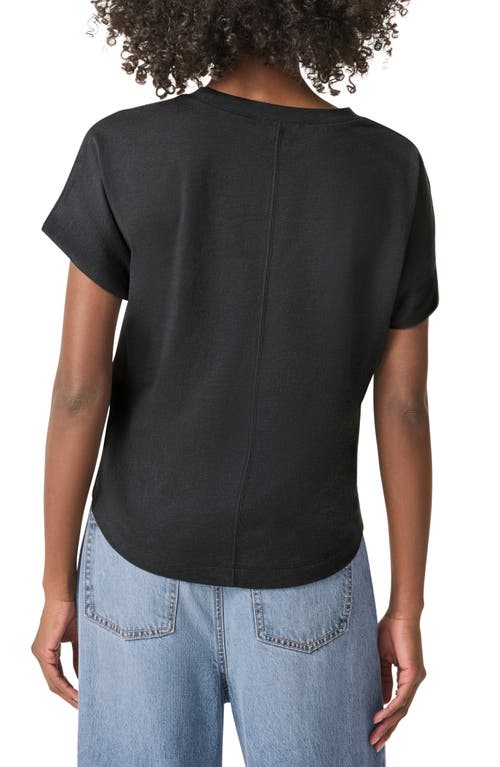 Splendid Knit T-shirt In Lead