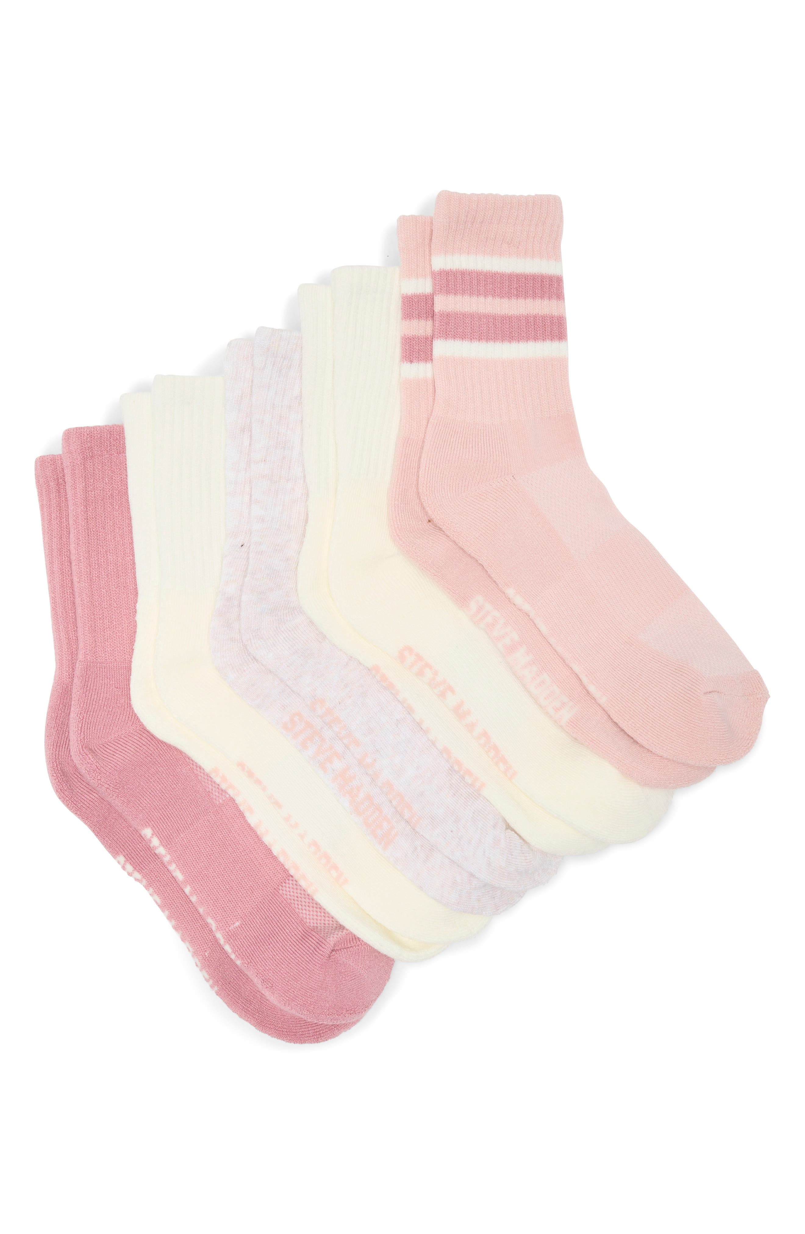 Steve Madden 5-Pack Crew Socks