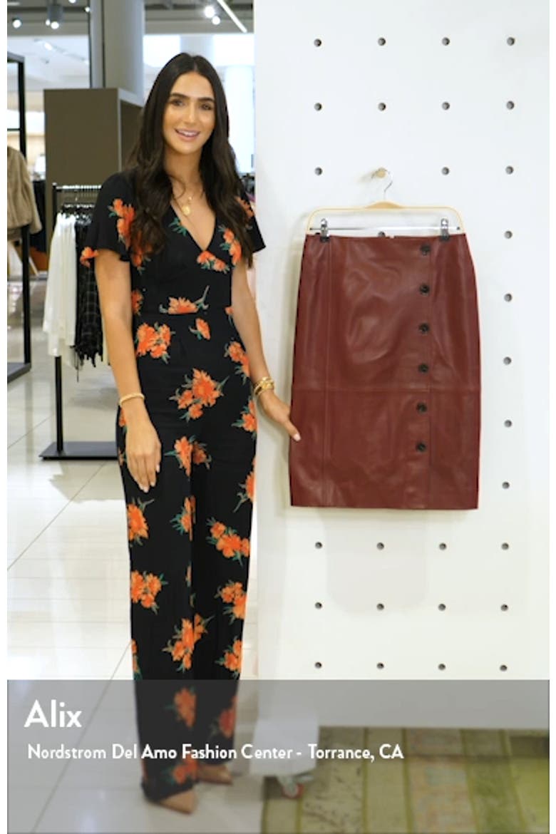 Leather Pencil Skirt video