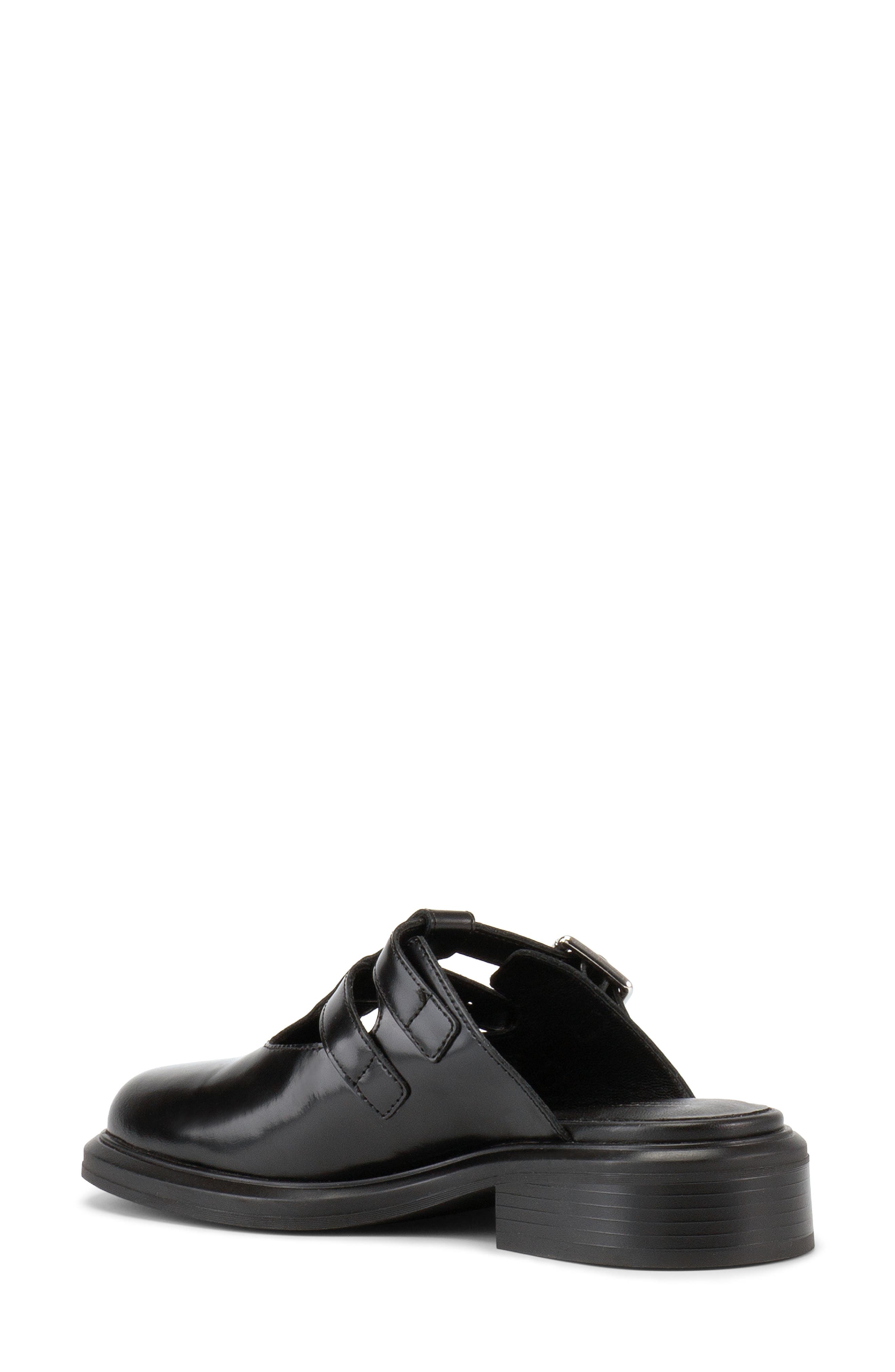 Vagabond Shoemakers Ellis Buckle T-Strap Mule, Alternate, color, Black