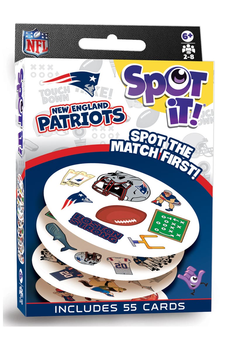 New England Patriots Spot It! Card Game, Main, color, Multicolor