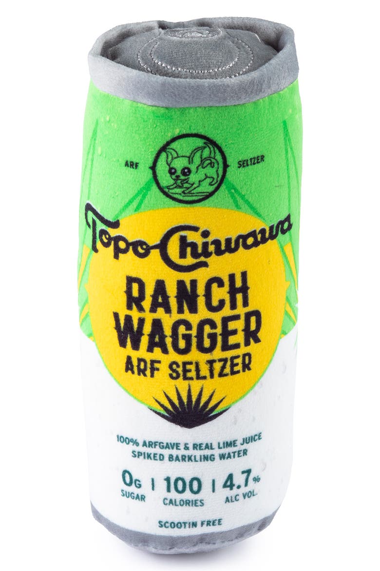 Topo Chiwawa Ranch Wagger Plush Dog Squeaker Toy, Main, color, MULTI