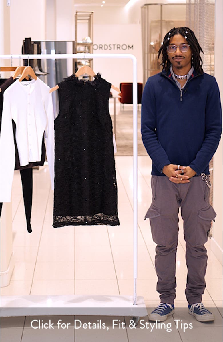 Eclipse Lace Cocktail Minidress, sales video thumbnail