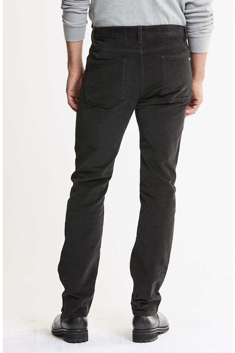 Stretch Corduroy 5-Pocket Pants, Alternate, color, BLACK