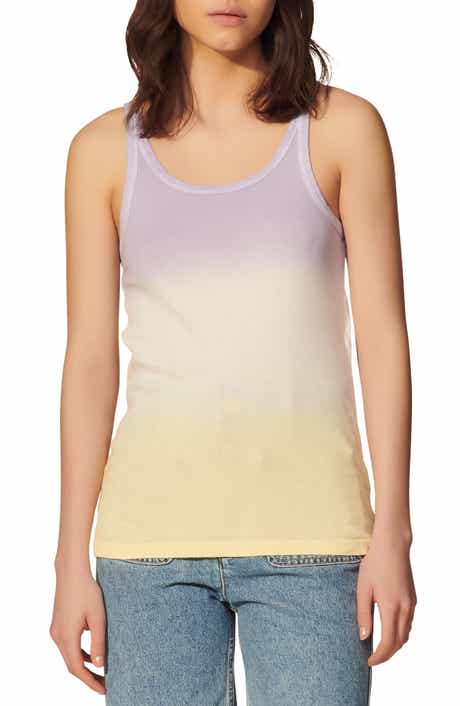 SANDRO Elton Ombré Cotton Tank