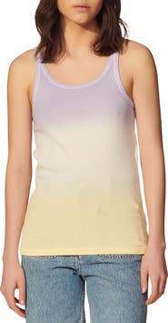 SANDRO Elton Ombré Cotton Tank