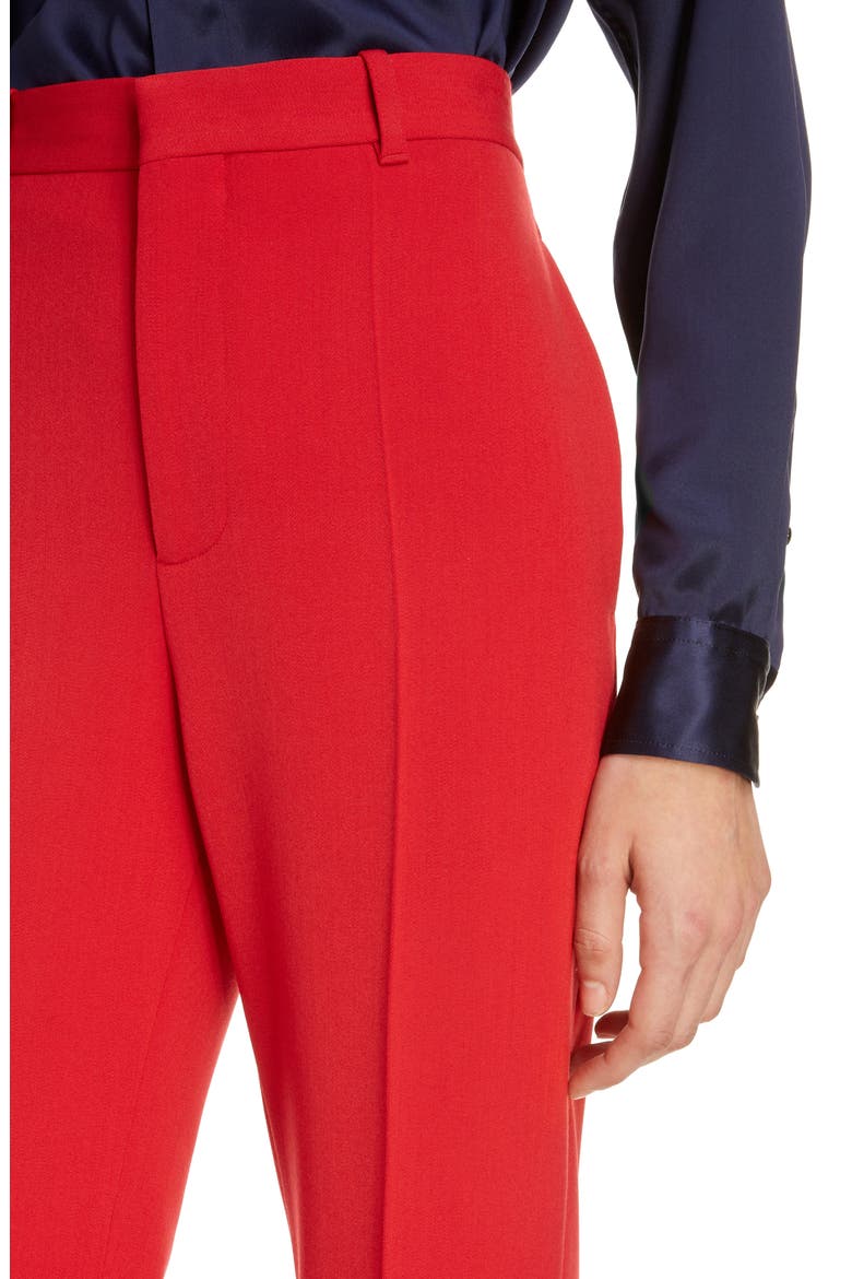 Straight Leg Stretch Twill Trousers, Alternate, color, MASAI RED