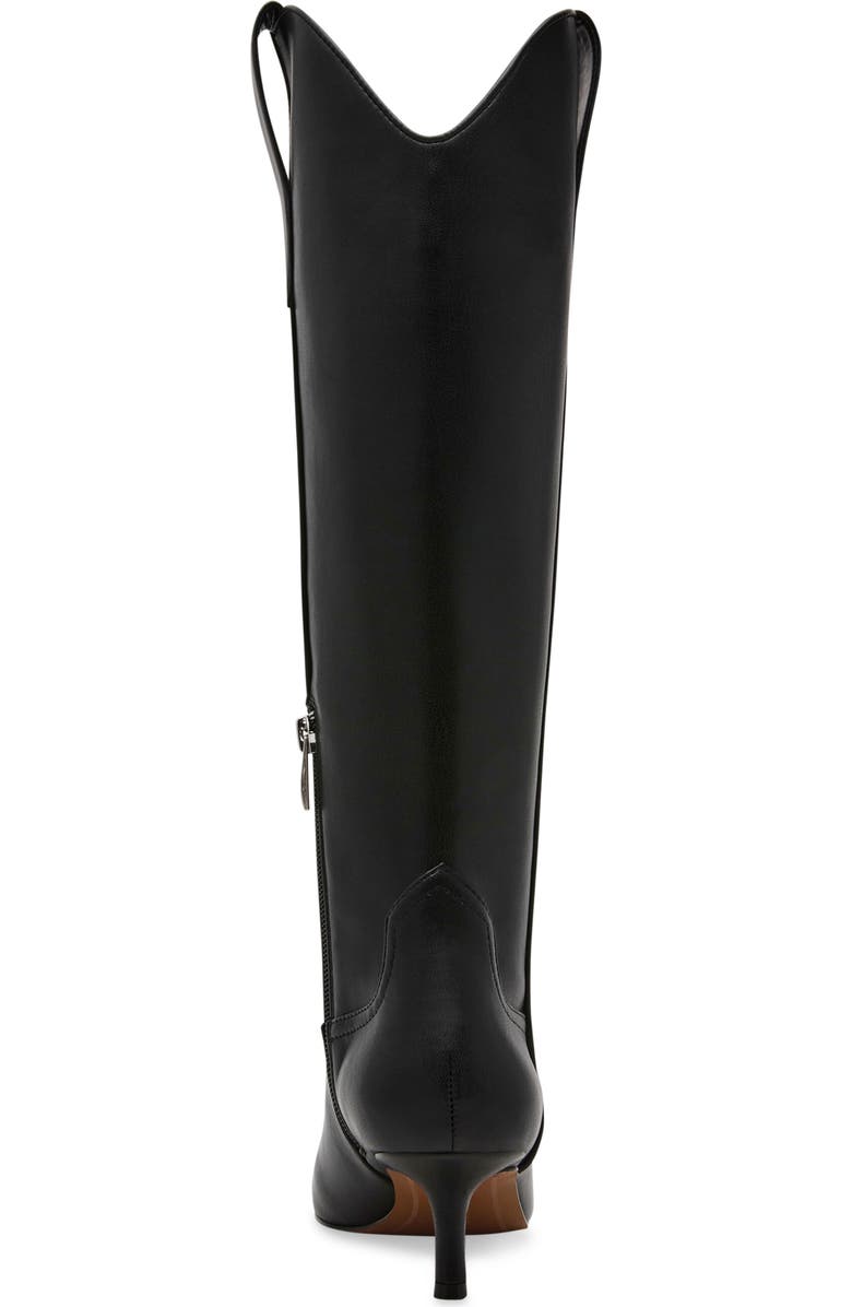 Steven New York Britt Knee High Western Boot, Alternate, color, Black