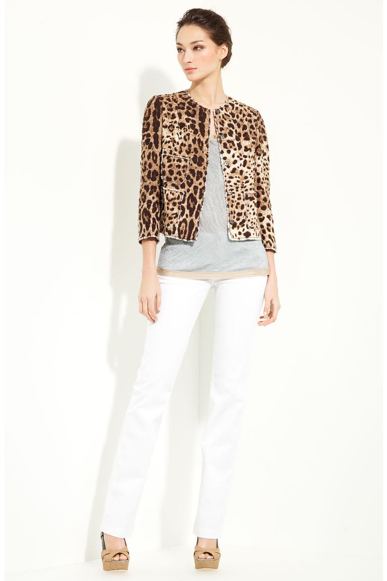 Leopard Print Jacket, Alternate, color, NATURAL LEOPARD