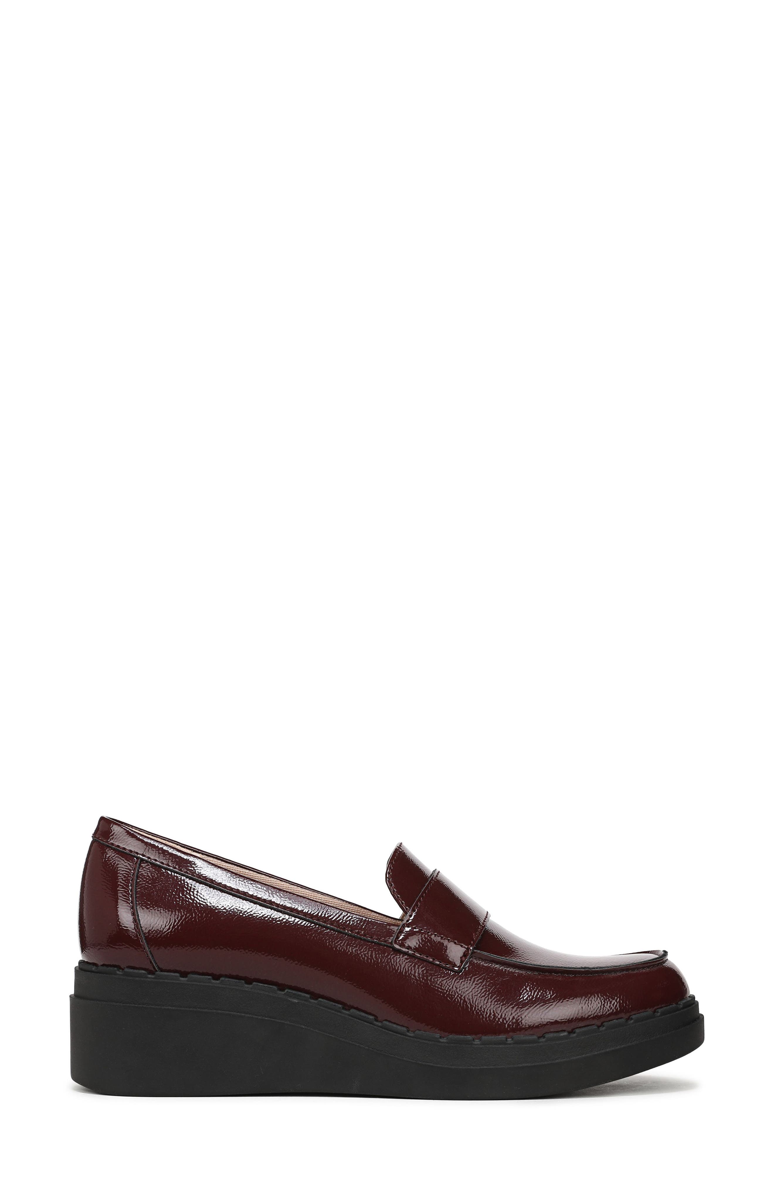 Dolce Platform Wedge Loafer, Alternate, color, CALIFORNIA WINE RED