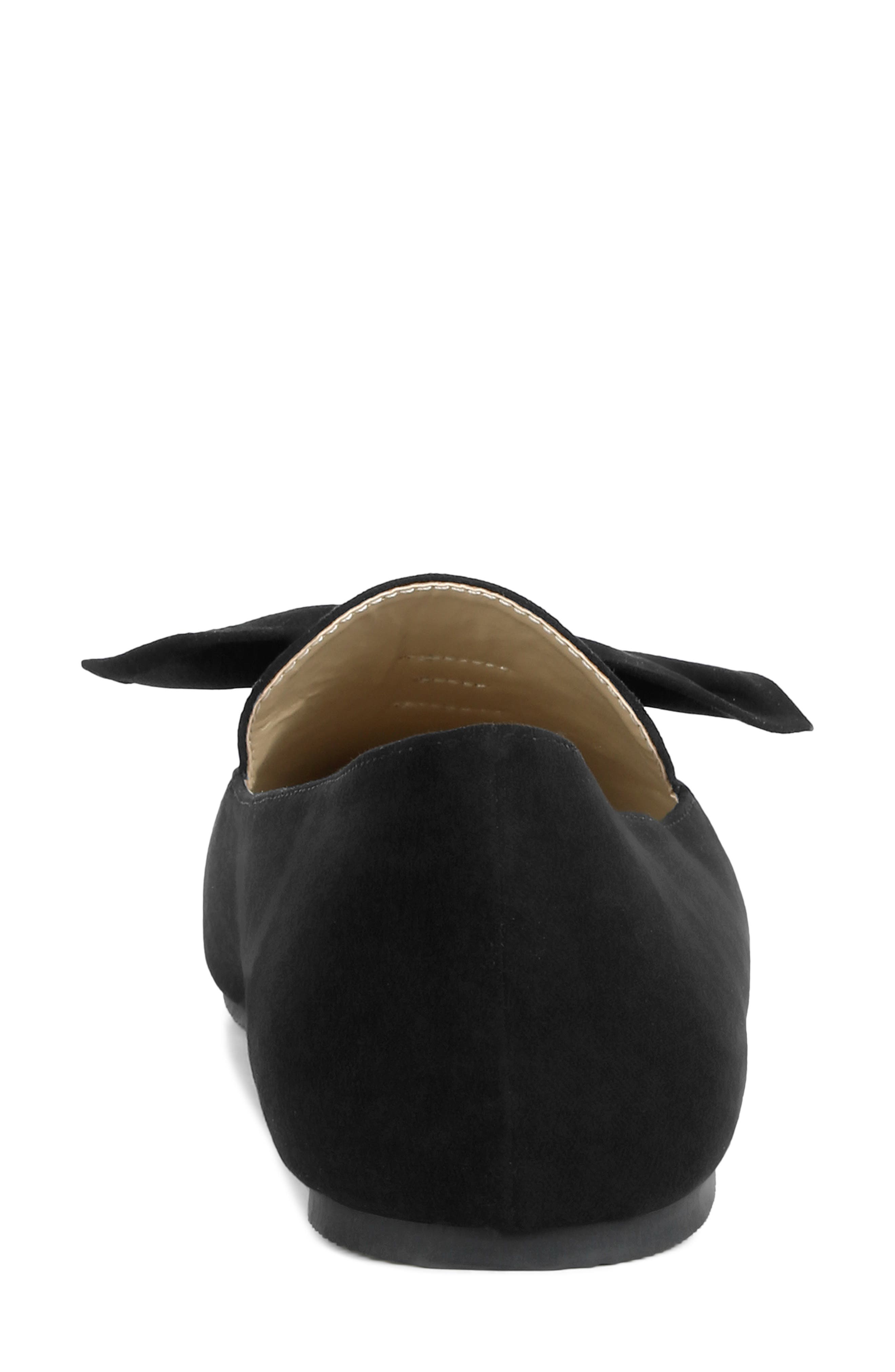 Remee Bow Loafer, Alternate, color, BLACK