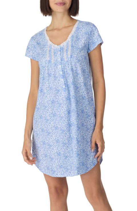 Cotton Jersey Short Nightgown