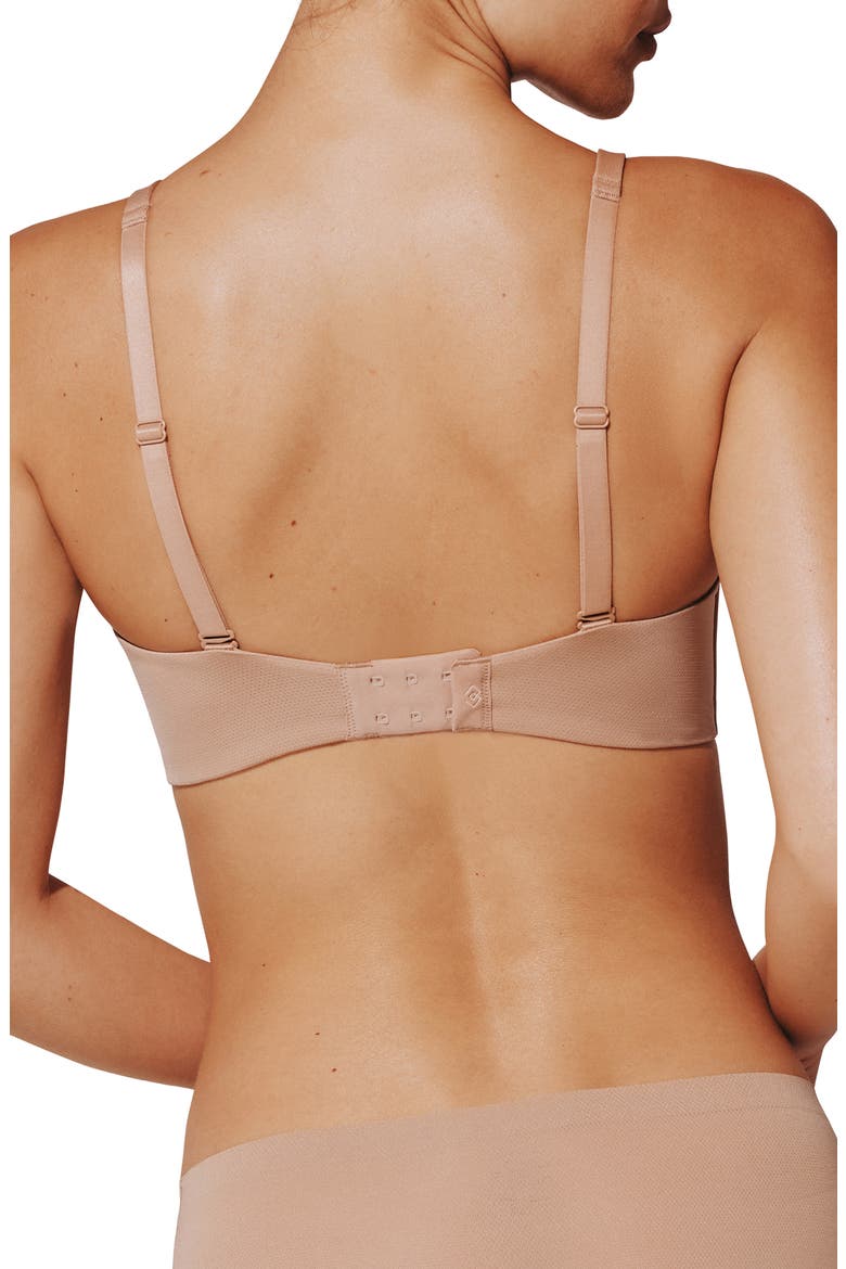TempSync™ Wireless Plunge Bra, Alternate, color, TAUPE
