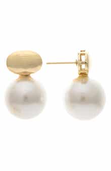 RIVKA FRIEDMAN Genuine Pearl Drop Earrings