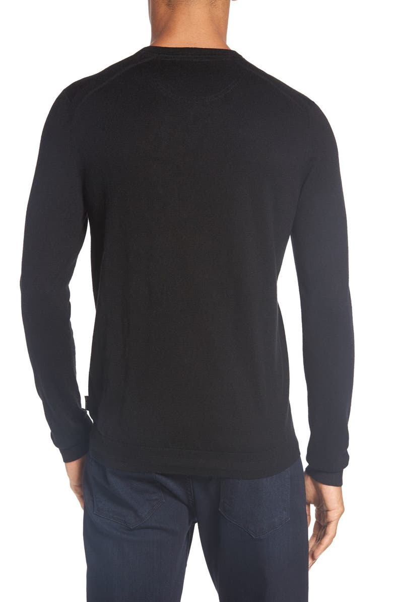 Ted Baker London 'Cashguy' Trim Fit V-Neck Sweater, Alternate, color, 