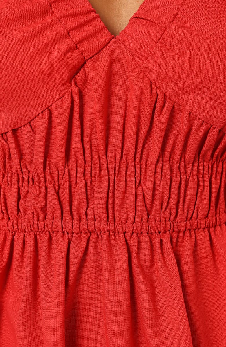 Petal & Pup Astrid Puff Sleeve Minidress, Alternate, color,