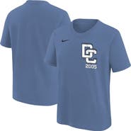 Nike Youth Nike Blue Washington Nationals 2025 City Connect Wordmark T-Shirt