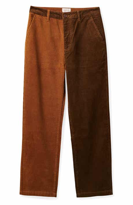 Brixton Victory Colorblock Corduroy Wide Leg Pants