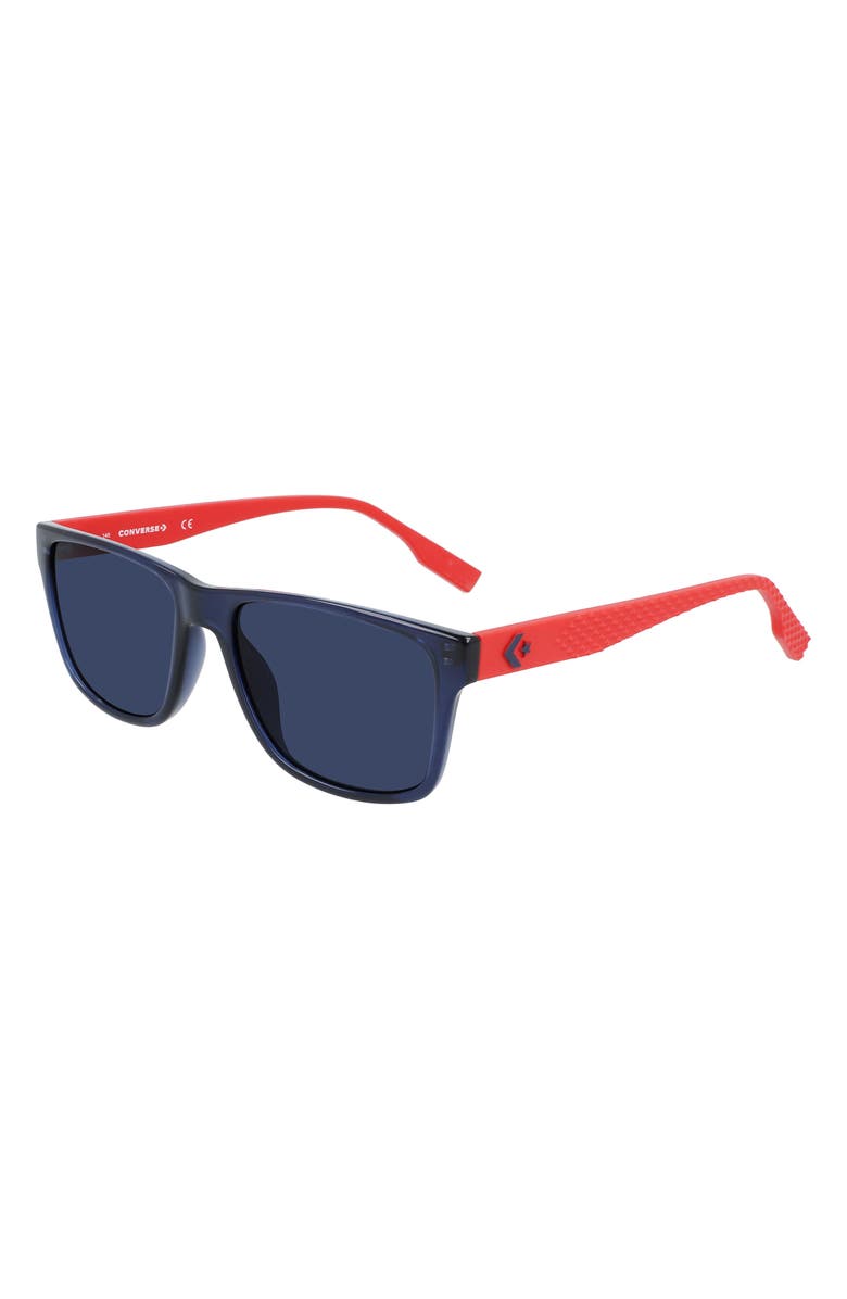 Converse Force 55mm Sunglasses, Alternate, color, Crystal Obsidian