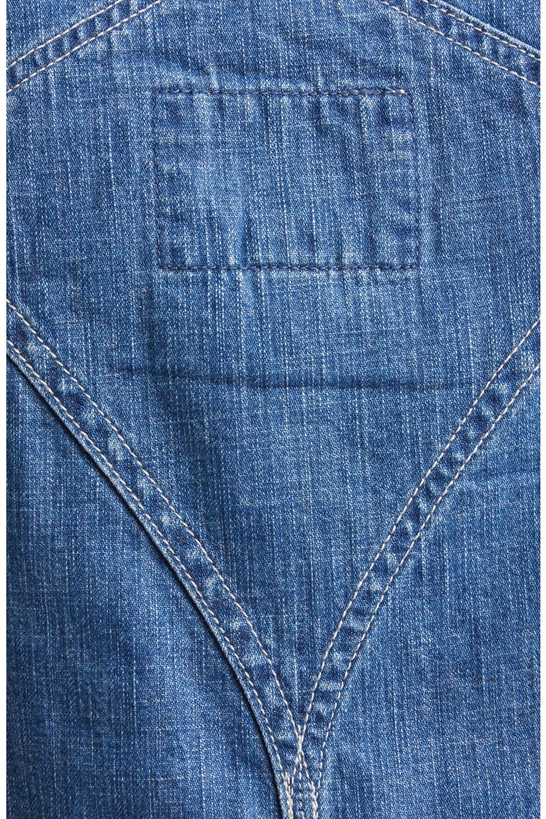 Overall Bib, Alternate, color, NOISE BLUE