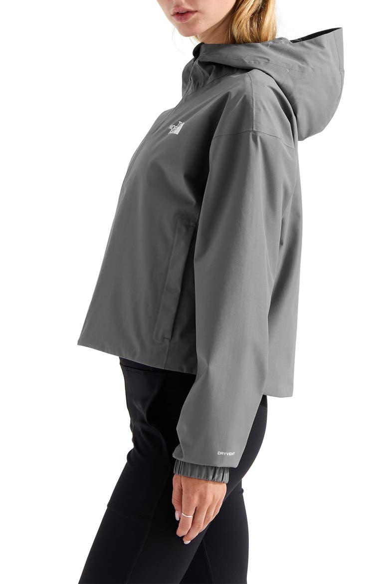 Quest Mono Waterproof Hooded Crop Jacket, Alternate, color, SMOKED PEARL