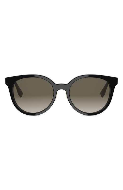 Fendi Forever 55mm Gradient Phantos Sunglasses In Black