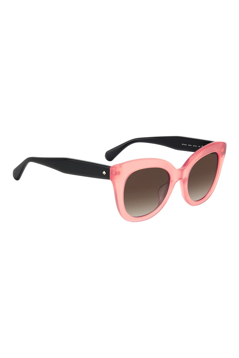 belah 50mm gradient round sunglasses, Alternate, color, 035J-HA