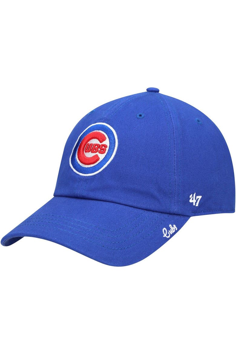 Women's '47 Royal Chicago Cubs Team Miata Clean Up Adjustable Hat, Main, color, Royal